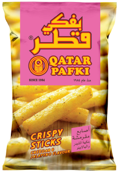 Crispy sticks cheddar and jalapeno flavor 80 gm (pack of 10) image 1